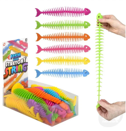 Stretchy Fish Bone Animal Puffer Stretchy Noodle Toys