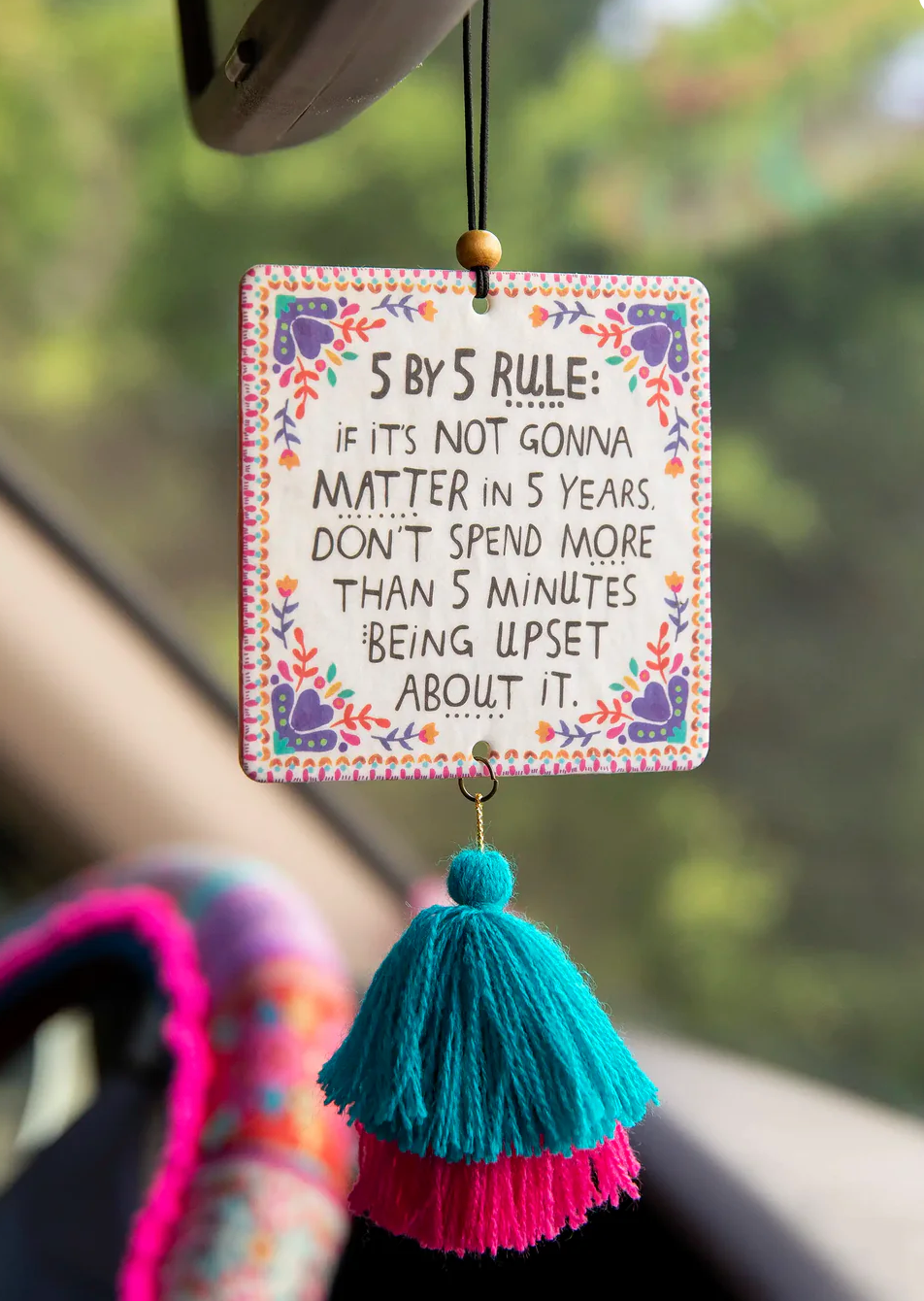 Car Air Freshener- 5 By 5 Rule