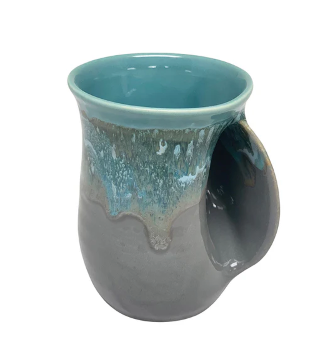 The Original Handwarmer Mug: Riverstone/ Right Hand