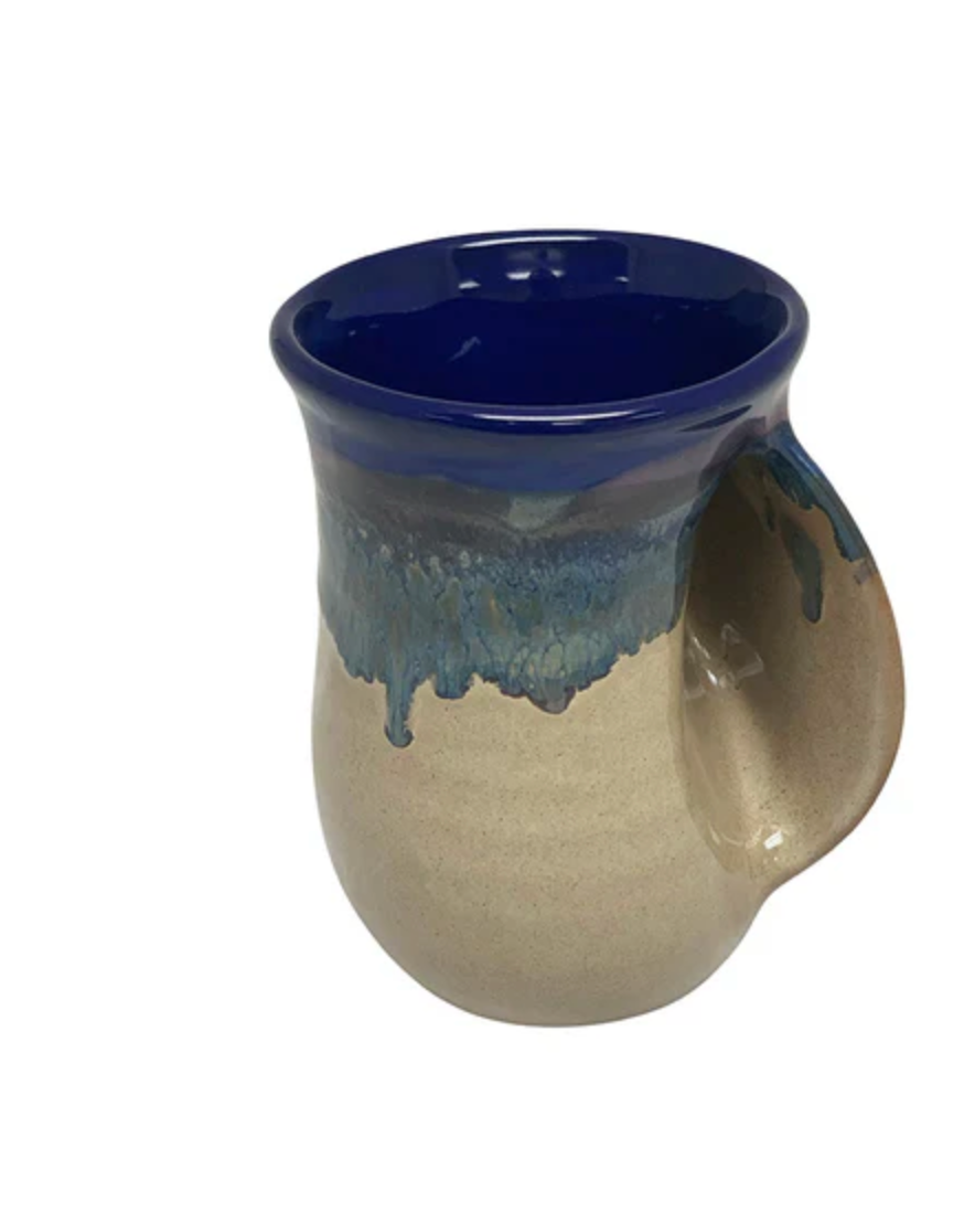 The Original Handwarmer Mug: Cobalt Canyon/ Left Hand