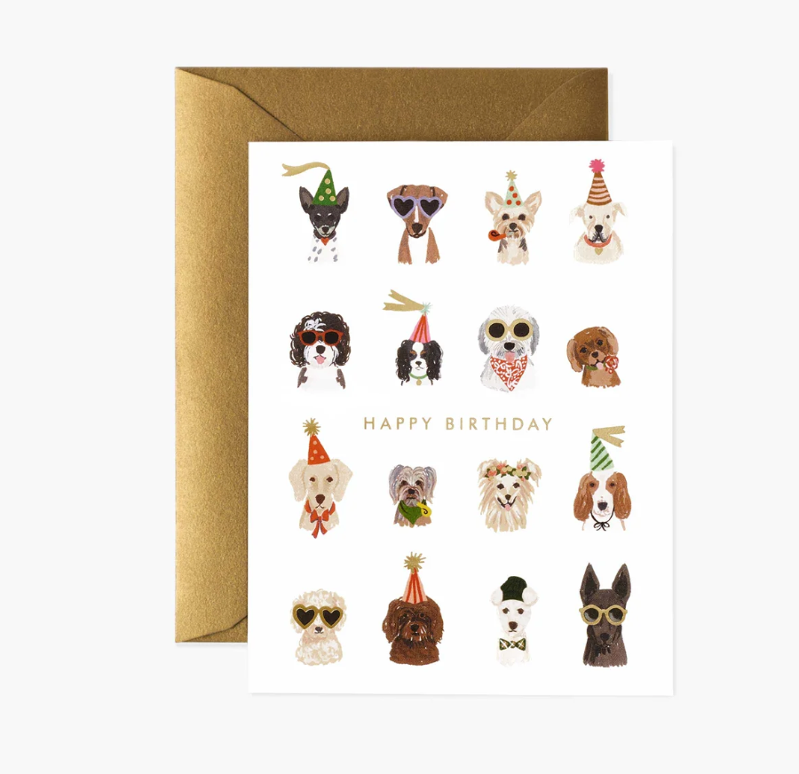 Party Pups Birthday Card