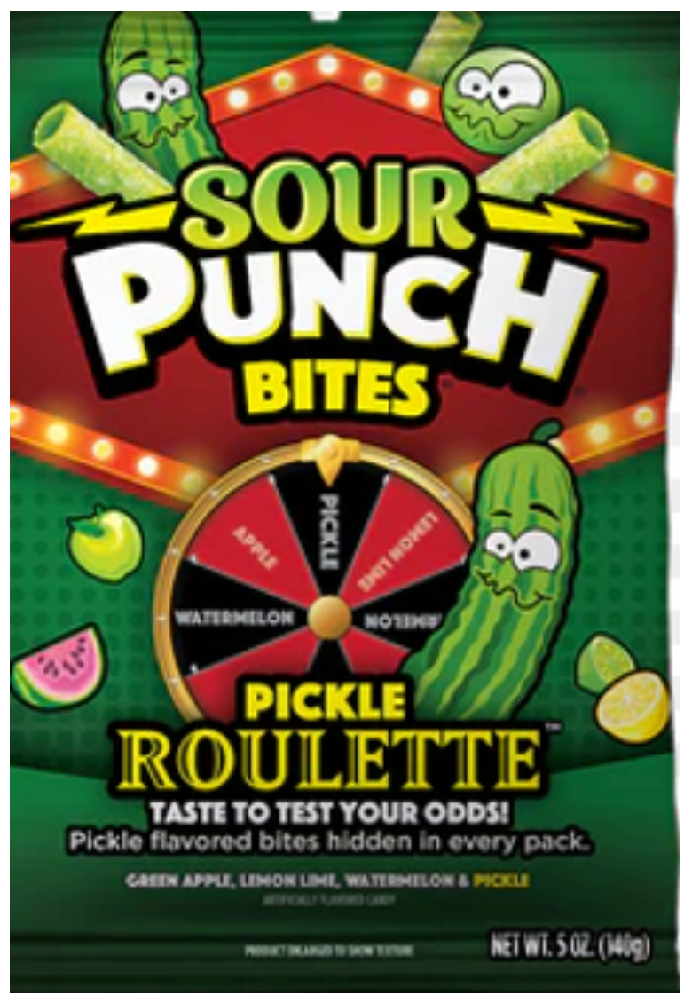 Sour Punch Bites: Pickle Roulette