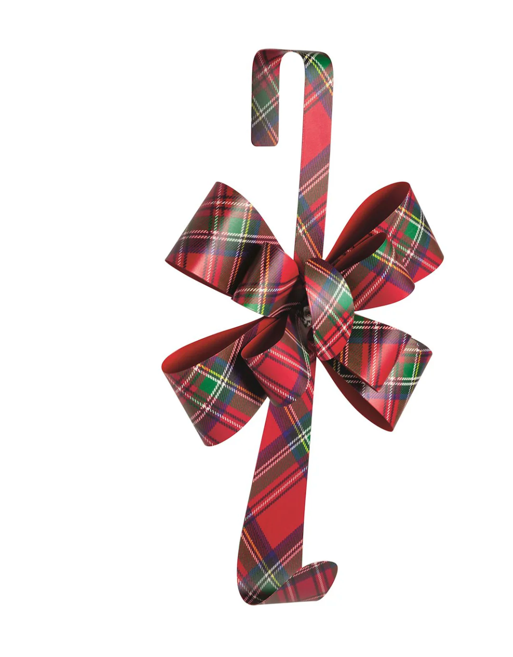 Tartan Bow Wreath Hanger