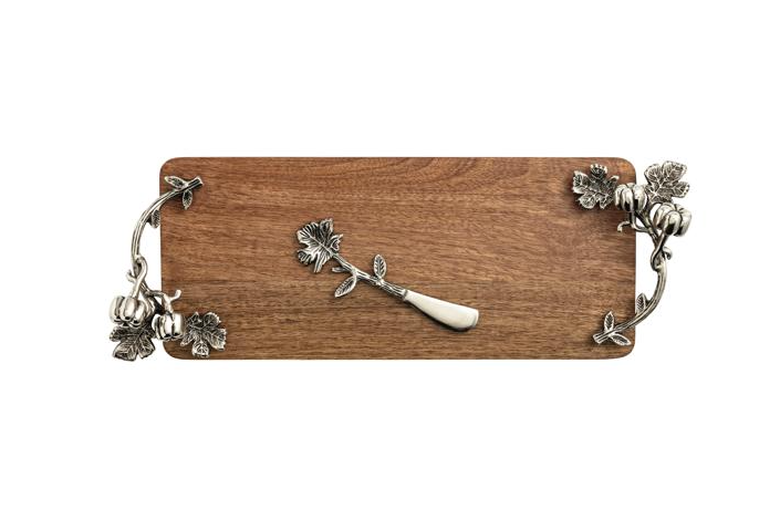 Wooden Pumpkin Tray Set