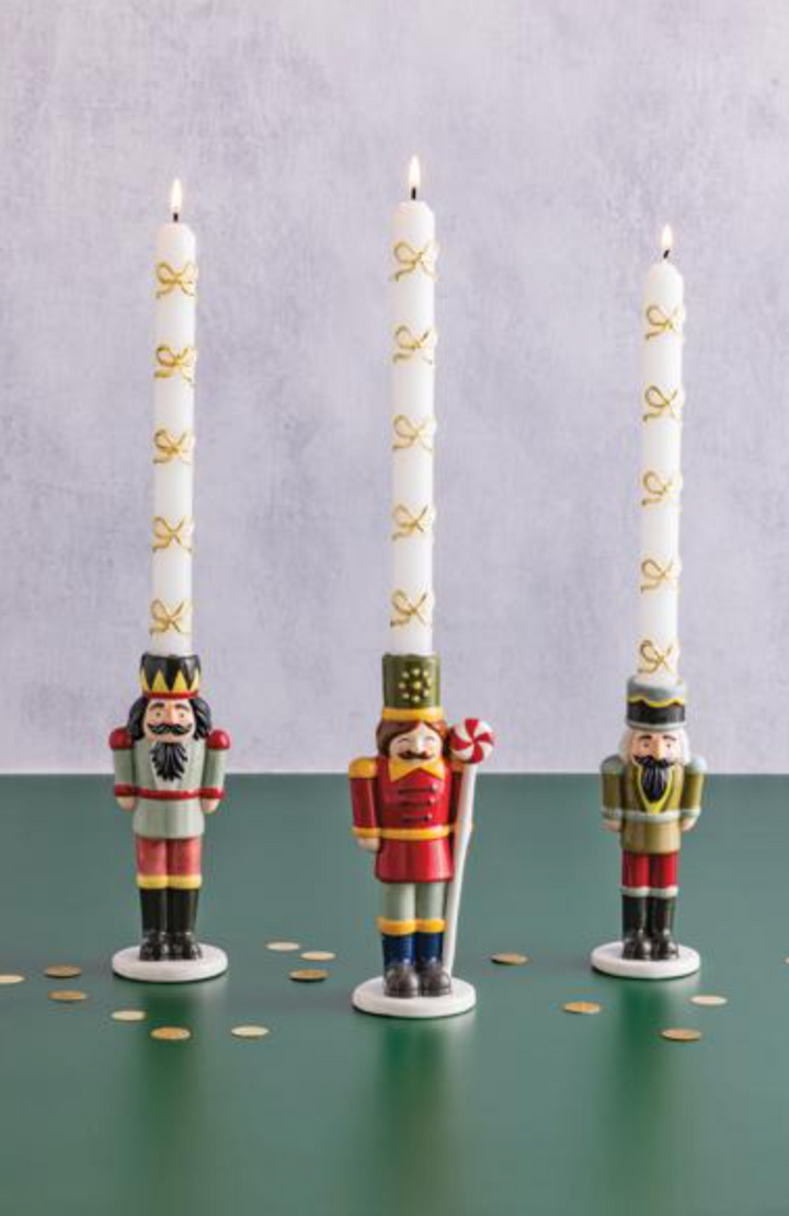 Nutcracker Taper Holders: Three Styles