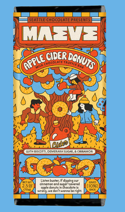Maeve Apple Cider Donut Truffle Bar