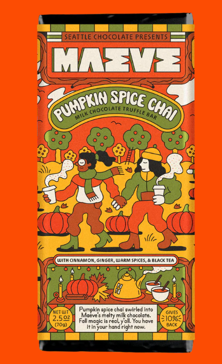 Maeve Pumpkin Spice Chai Truffle Bar