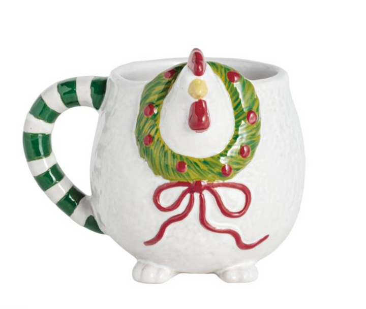 Farm Christmas Animal Mugs: Four Styles