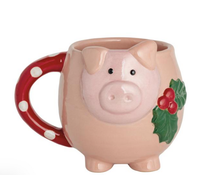 Farm Christmas Animal Mugs: Four Styles