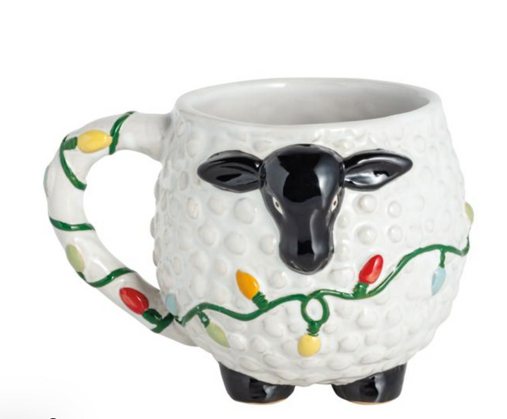 Farm Christmas Animal Mugs: Four Styles