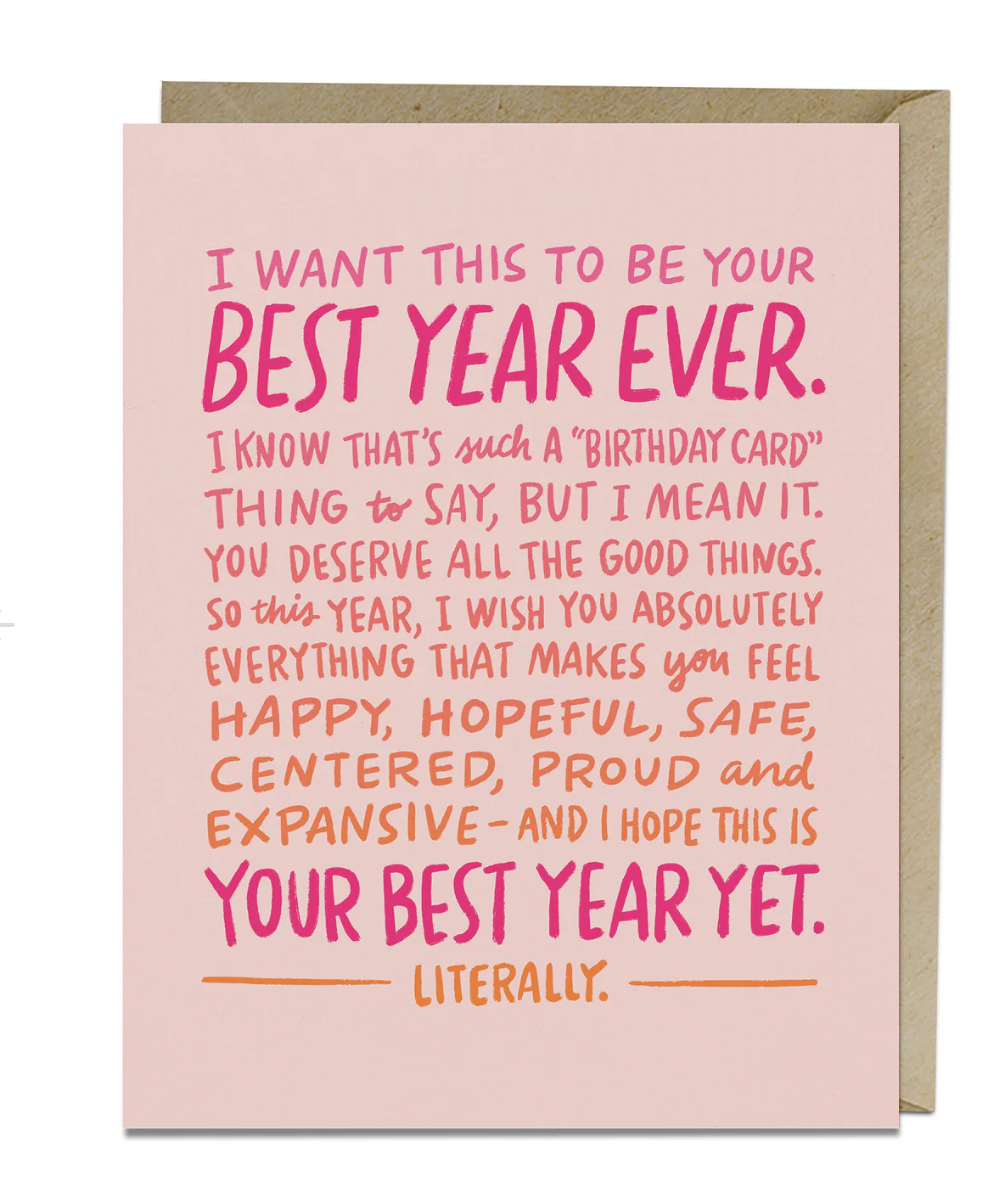 Best Year Ever Card