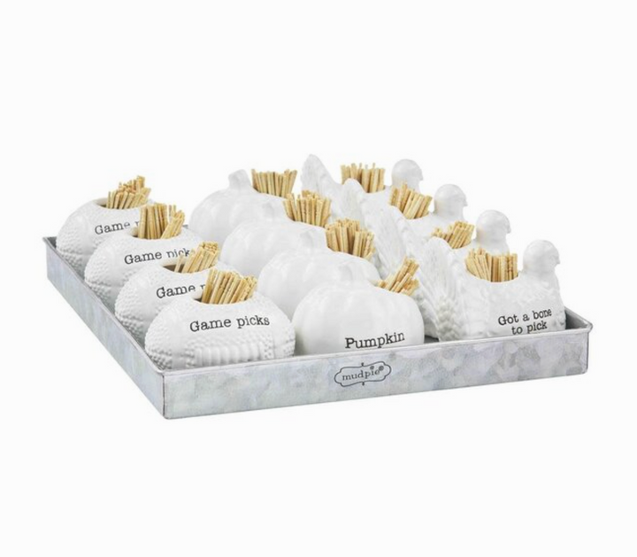 Fall Toothpick Holders- Three Styles - Pine & Moss