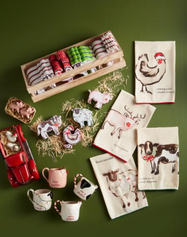 Farm Animal Christmas Shaker: Two Styles