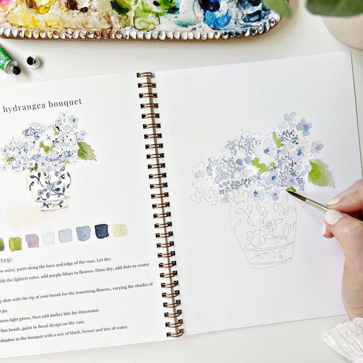 Emily Lex Studio- Bouquets Watercolor Workbook - Pine & Moss