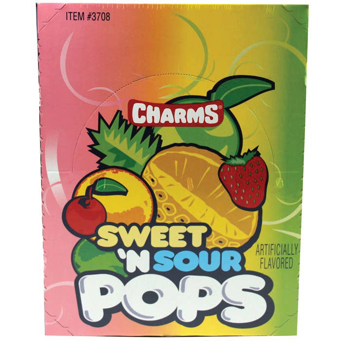 Charms Sweet & Sour Lollipops- Sold Individually
