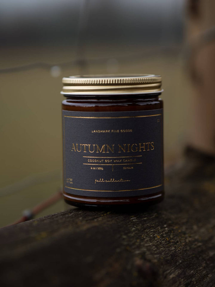 Landmark Candle - Autumn Nights - Pine & Moss