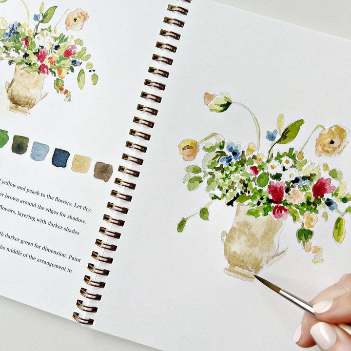 Emily Lex Studio- Bouquets Watercolor Workbook - Pine & Moss