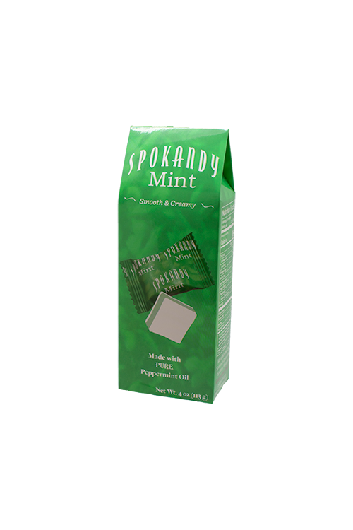 Spokandy- White Green White Mint Tote