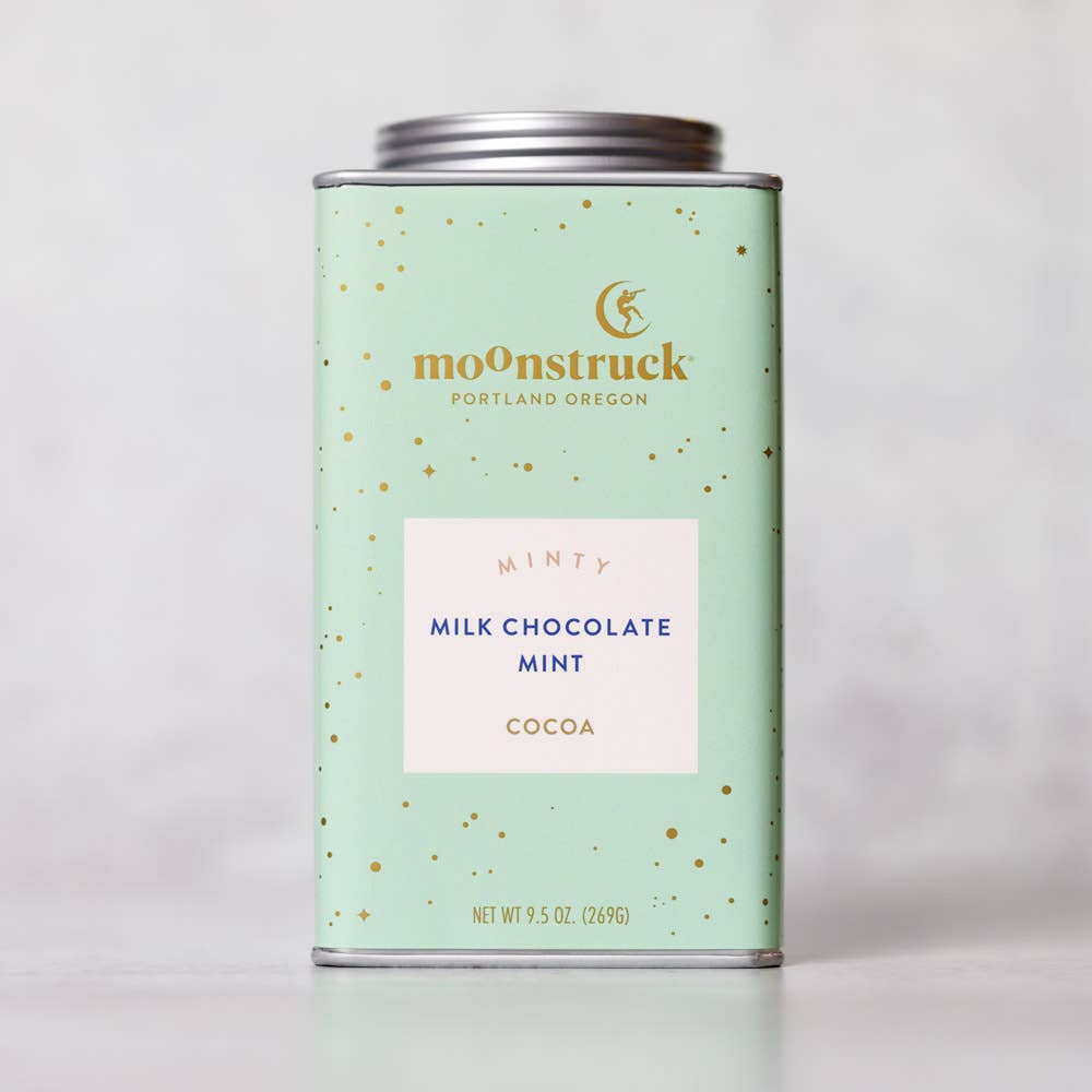 Minty: Mint Milk Chocolate Hot Cocoa Tin - Pine & Moss