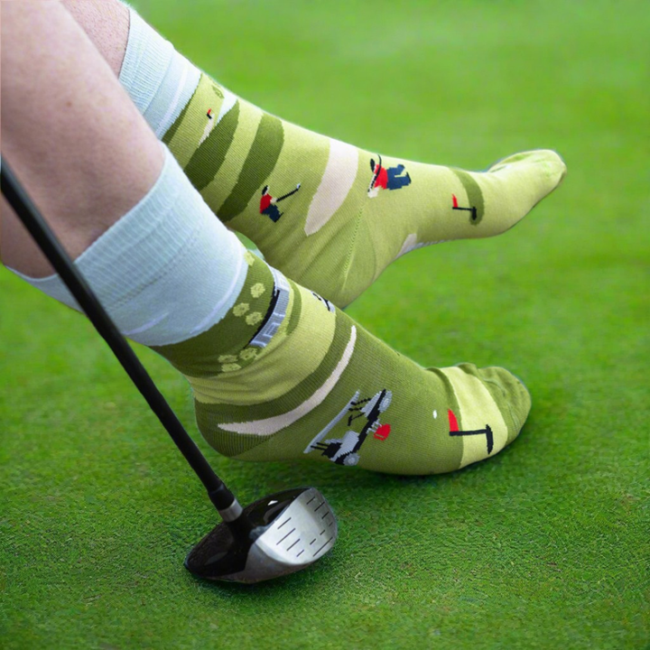 Men's Golf Scene Socks: Men's 7 - 12