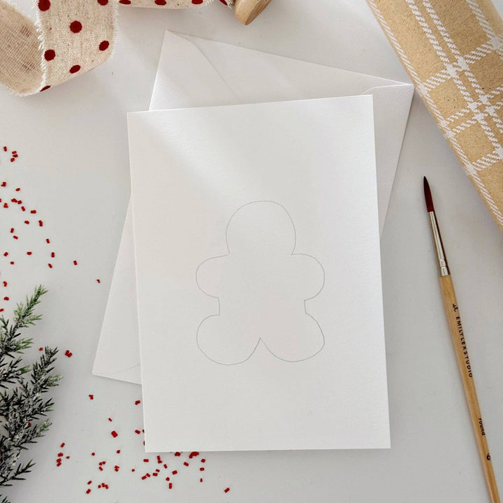 Emily Lex Studios: Gingerbread paintable notecards