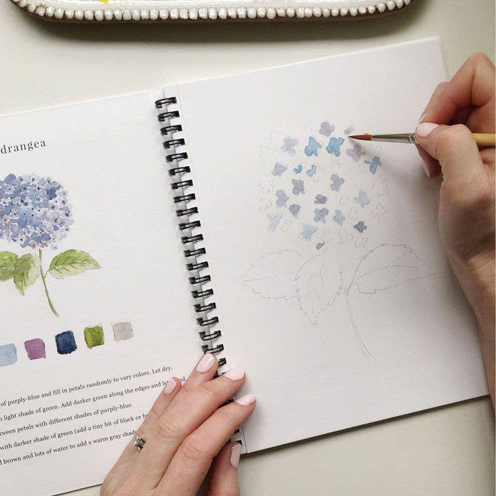 Emily Lex Studios- Flowers Watercolor Workbook - Pine & Moss