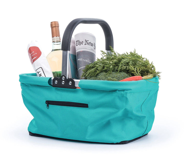 Market Basket - Turquoise - Pine & Moss