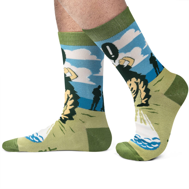Swing Swear Repeat Socks - Pine & Moss