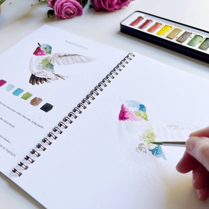 Emily Lex Studio- Birds Watercolor Workbook - Pine & Moss