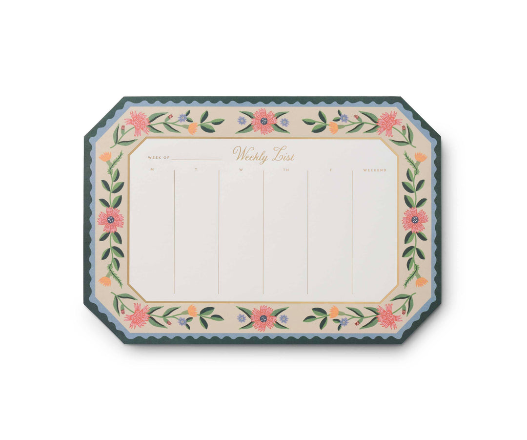 Rifle Paper Co.-Aster Weekly Desk Pad