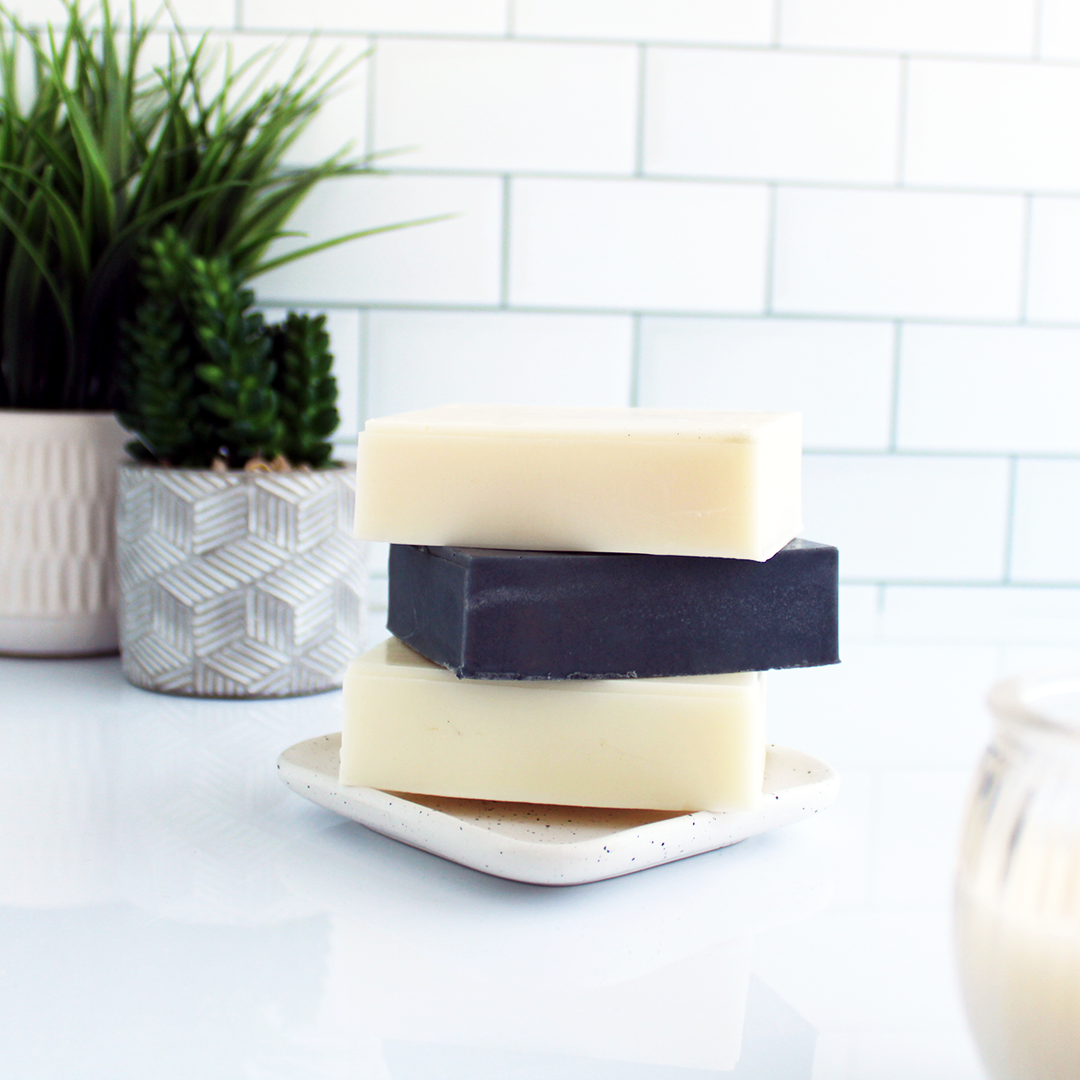 Handcrafted Goat Milk Soaps: Lavender+Vanilla - Pine & Moss