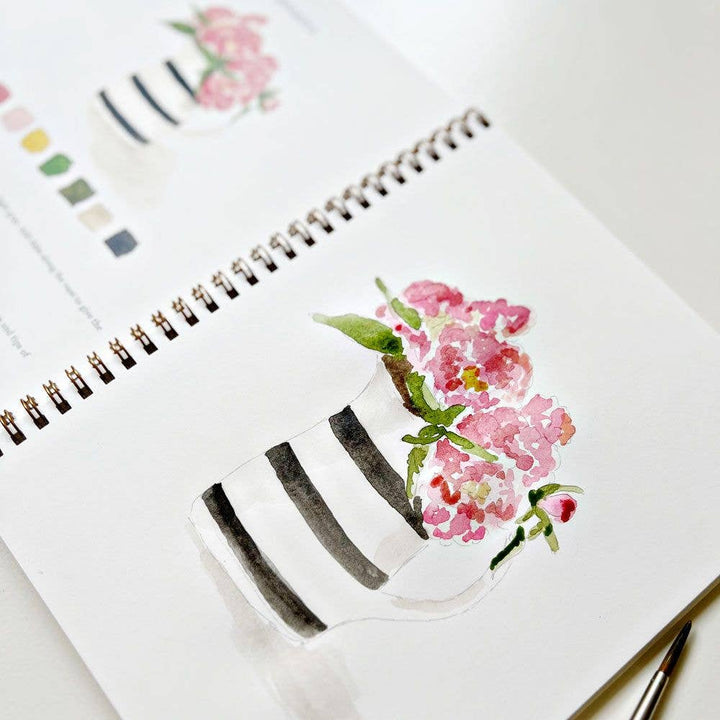 Emily Lex Studio- Bouquets Watercolor Workbook - Pine & Moss