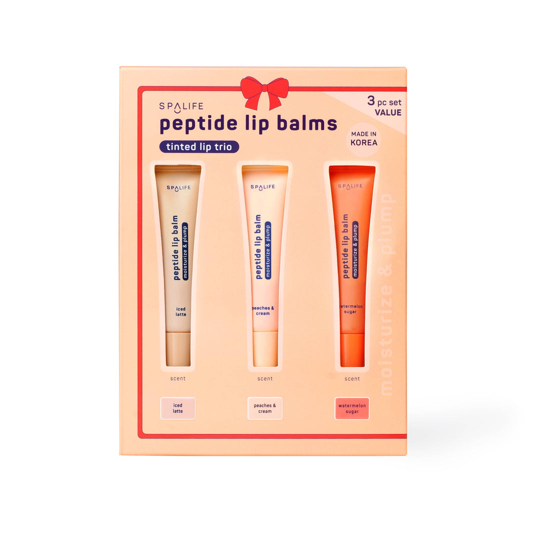Holiday Peptide Lip Balms Tinted Lip Trio