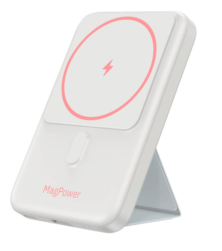 MagPower Wireless Fast Charge Powerbank Pack: Orange - Pine & Moss