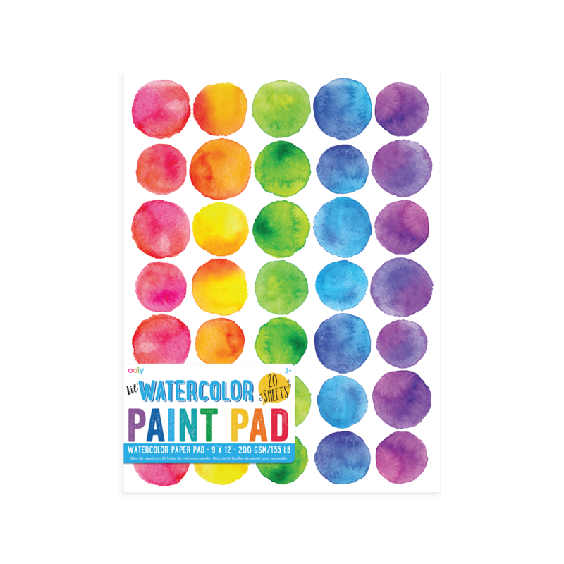 Lil' Water Color Paint Pad - Pine & Moss