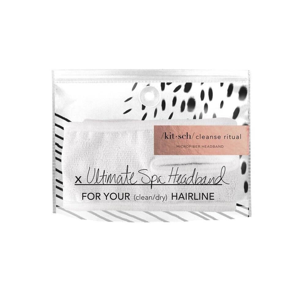 Microfiber Spa Headband - White