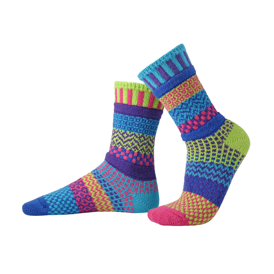 Bluebell Crew Socks - Pine & Moss