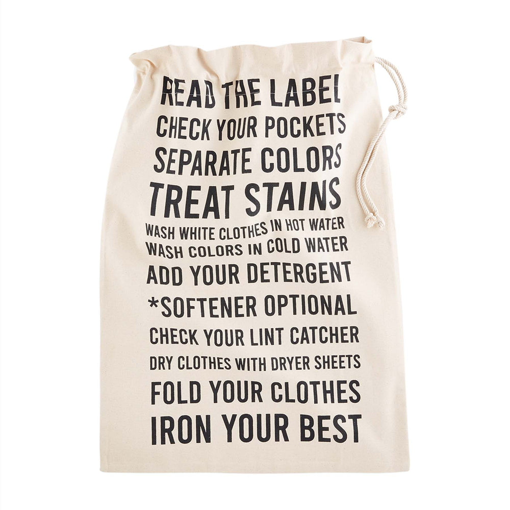 Instructions Laundry Tote - Pine & Moss
