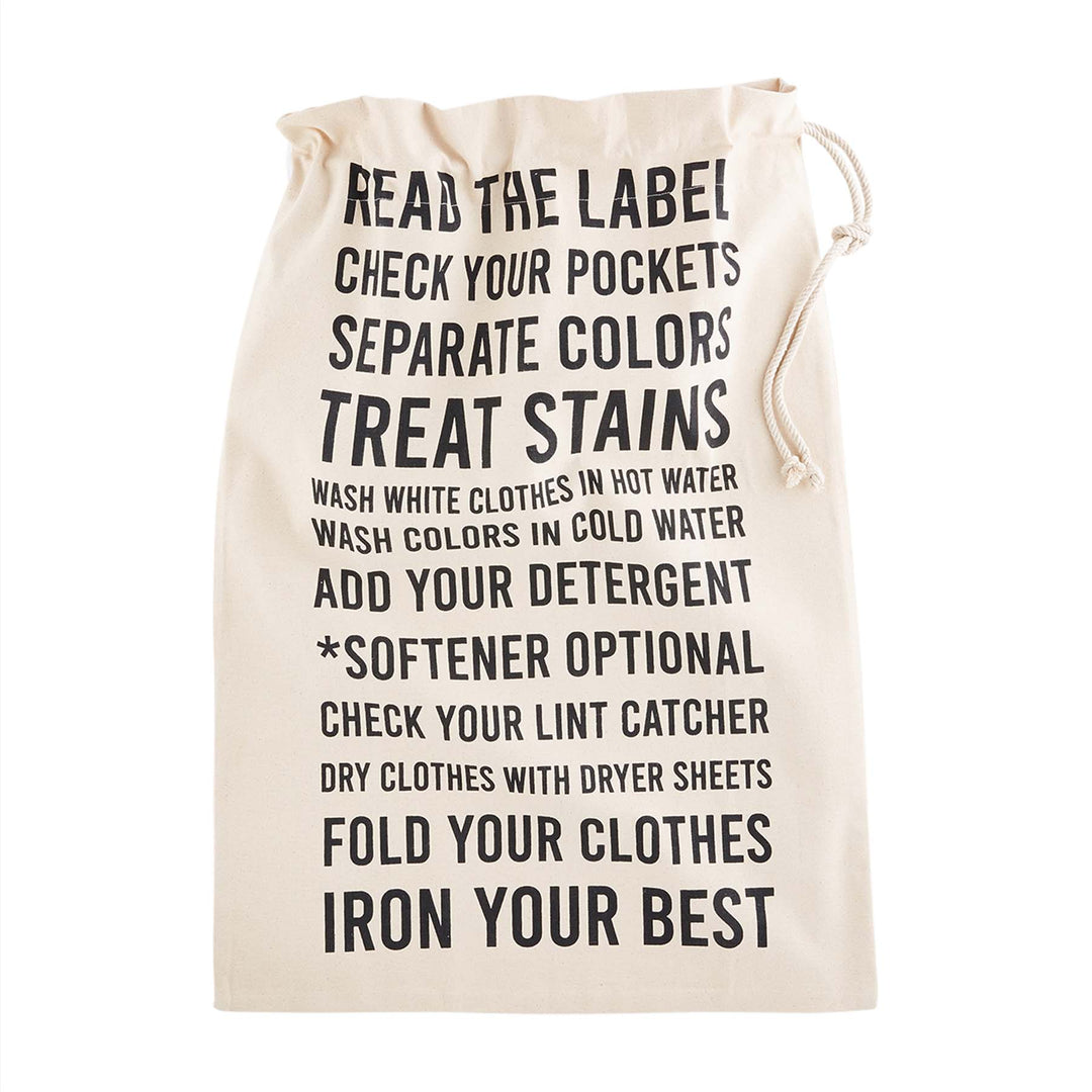 Instructions Laundry Tote - Pine & Moss