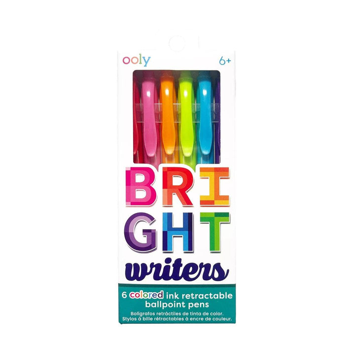 Bright Writers Colored Ballpoint Pens - Set of 6 - Pine & Moss