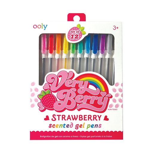 Very Berry Scented Gel Pens - Set of 12 - Pine & Moss