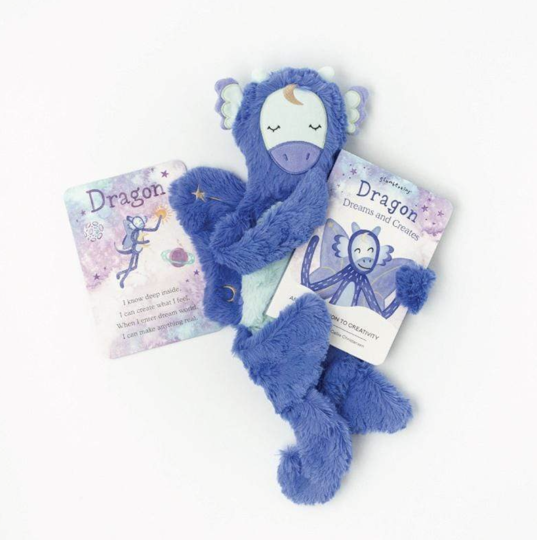 Celestial Blue Dragon Snuggler - Creativity - Pine & Moss