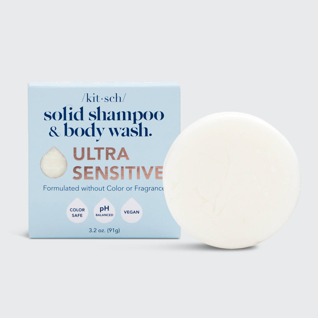Ultra Sensitive Solid Shampoo & Body Wash Bar - Pine & Moss