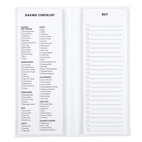 Peace. Love. Bake. Baking Planner - Pine & Moss