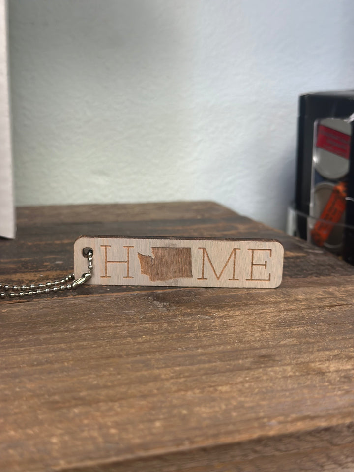 Ginger & The Huth- Local Keychains - Pine & Moss