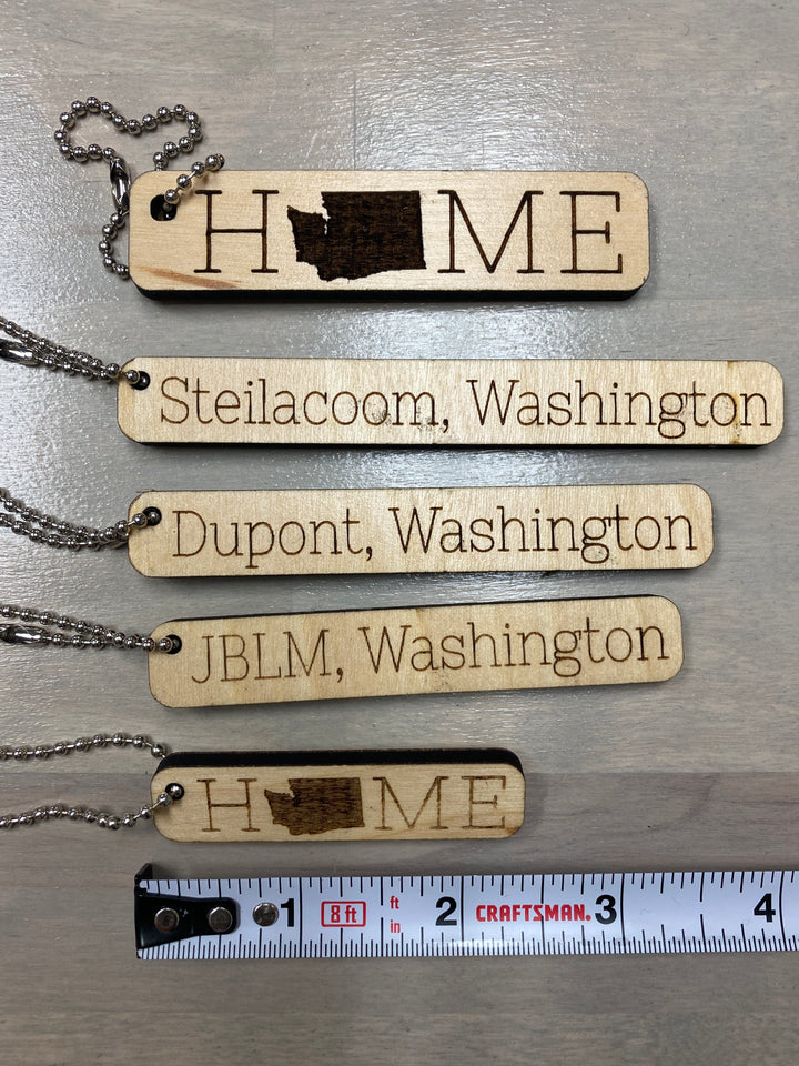 Ginger & The Huth- Local Keychains - Pine & Moss