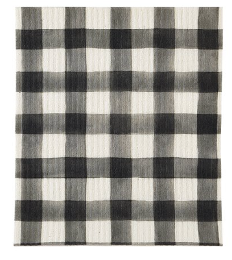 Organic Dishcloth, Black Buffalo - Pine & Moss