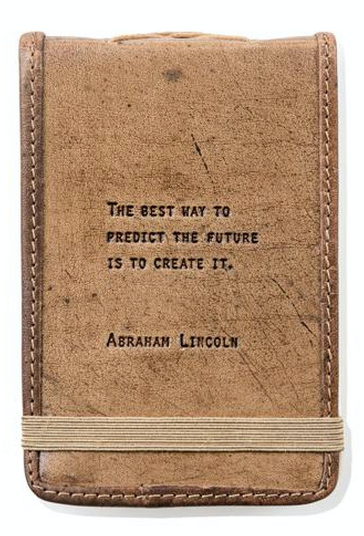Leather Journal, mini, 4x6" - Pine & Moss