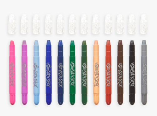 Smooth Stix Watercolor Gel Crayons, set of 24 - Pine & Moss
