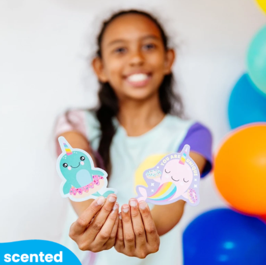 Nom Nom Narwhals Scented Stickers - Pine & Moss